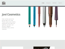 Tablet Screenshot of jovicosmetics.com